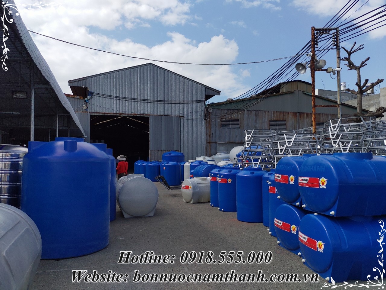 Chi nhánh phân phối bồn nước nhựa cao cấp Nam Thành chính hãng 